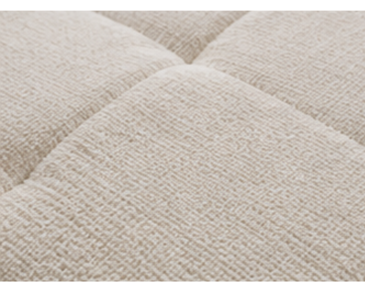 Canapé d’angle modulable en chenille avec méridienne | ÉDIO