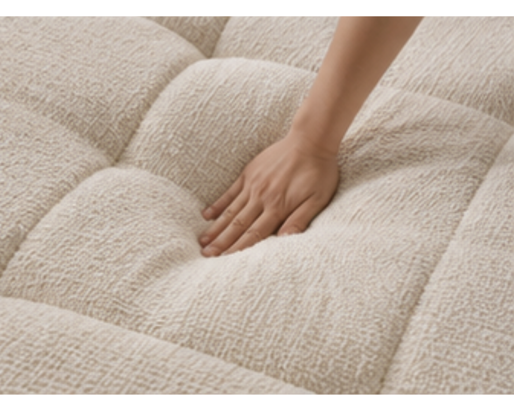 Canapé d’angle modulable en chenille avec méridienne | ÉDIO