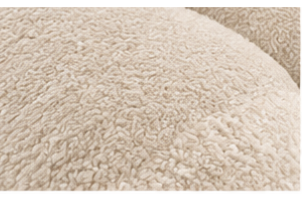 Canapé d’angle en chenille avec assise et porte-gobelets | CHIO