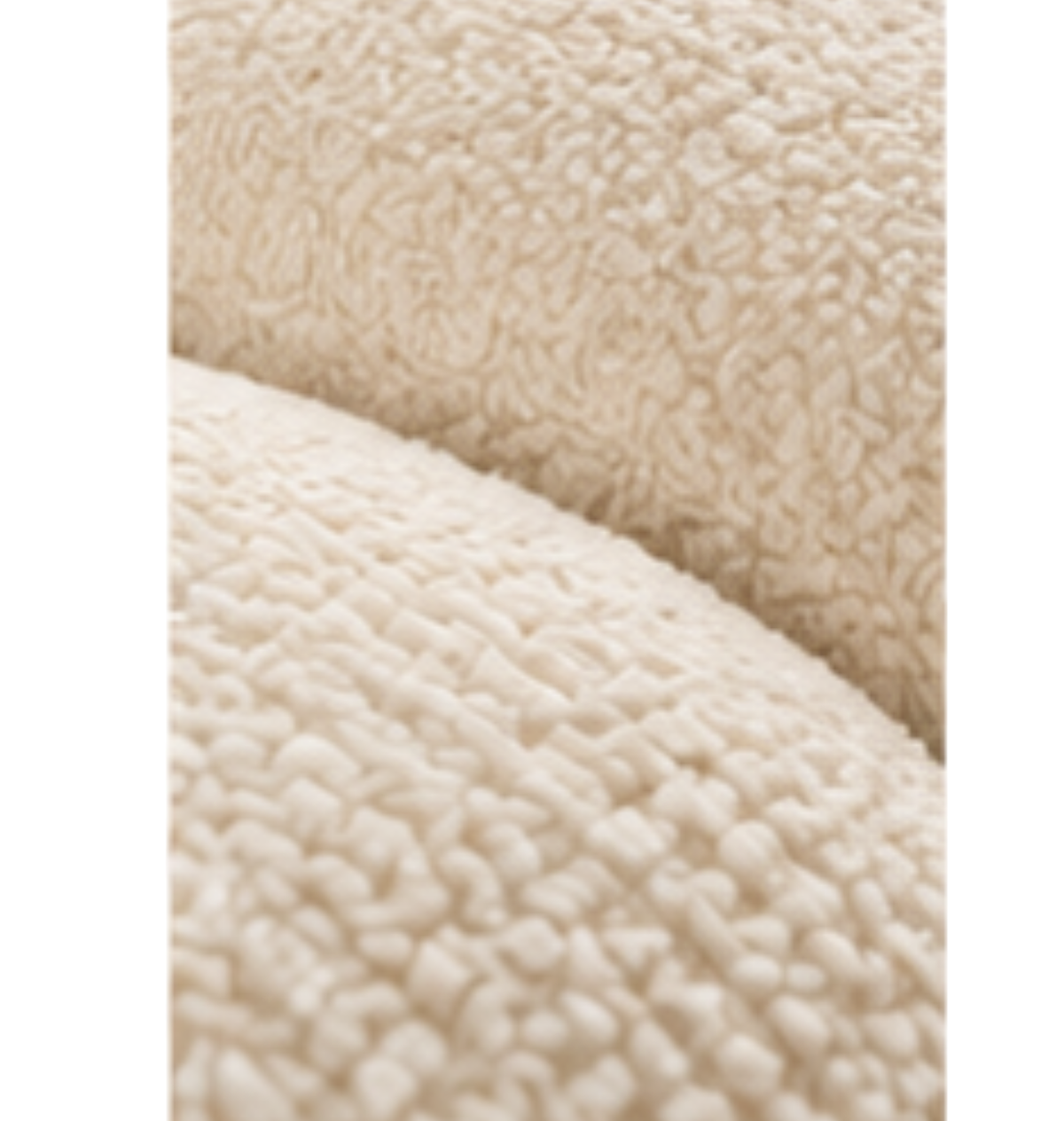 Canapé modulable incurvé en chenille | RODO