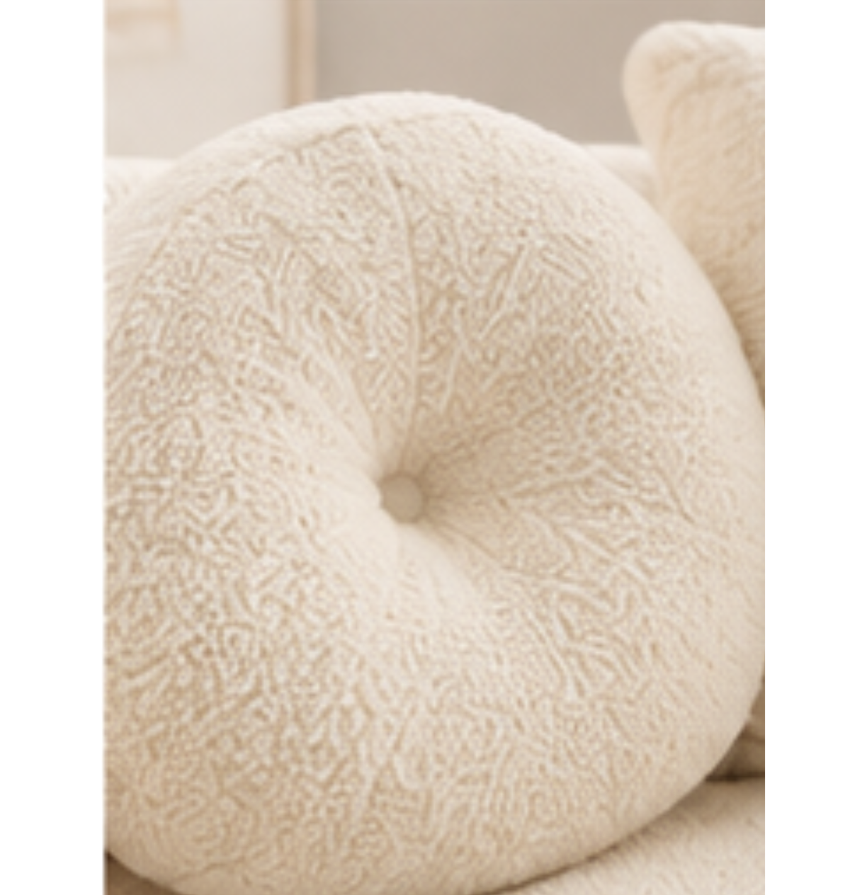 Canapé modulable incurvé en chenille | RODO