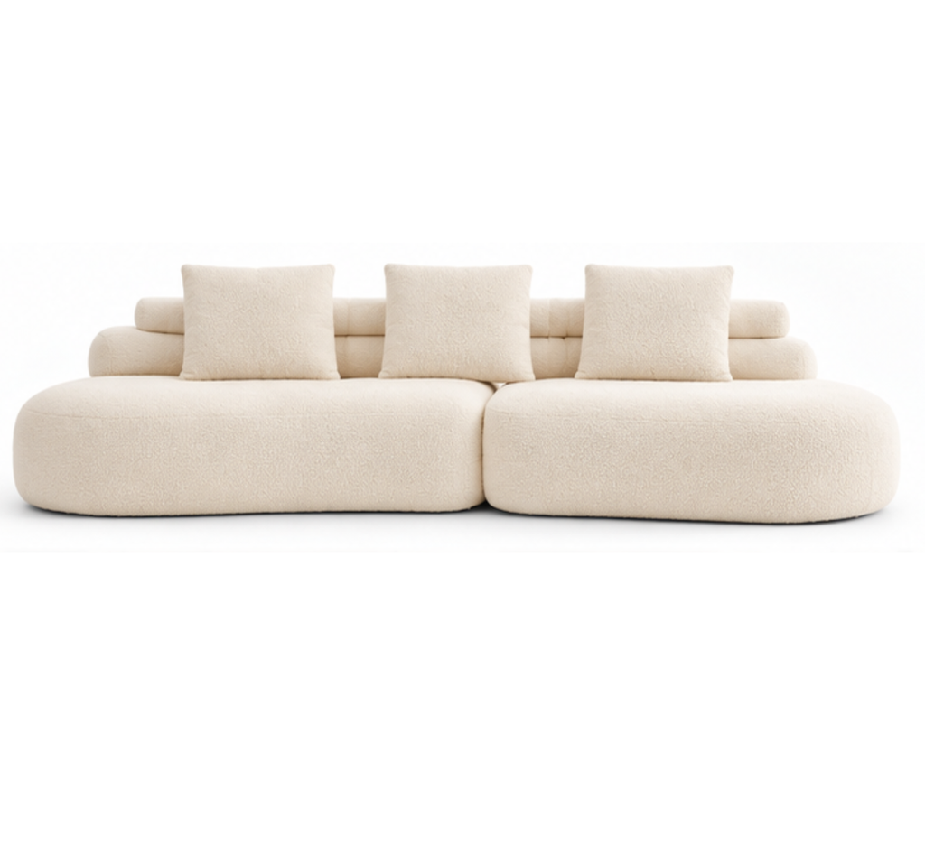 Canapé modulable en chenille | LUNO