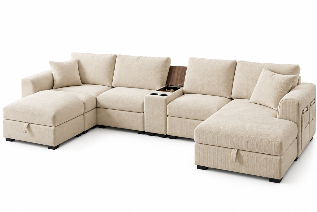Canapé d’angle modulable grand format | LISO