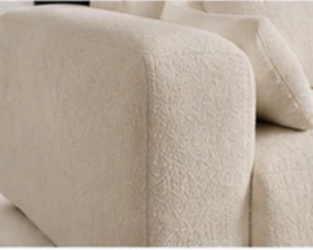 Canapé d’angle modulable avec pouf indépendant | KITO