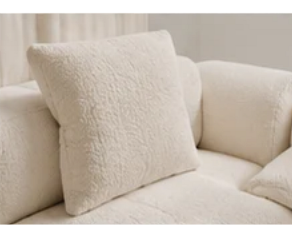 Canapé d’angle modulable avec pouf indépendant | KITO