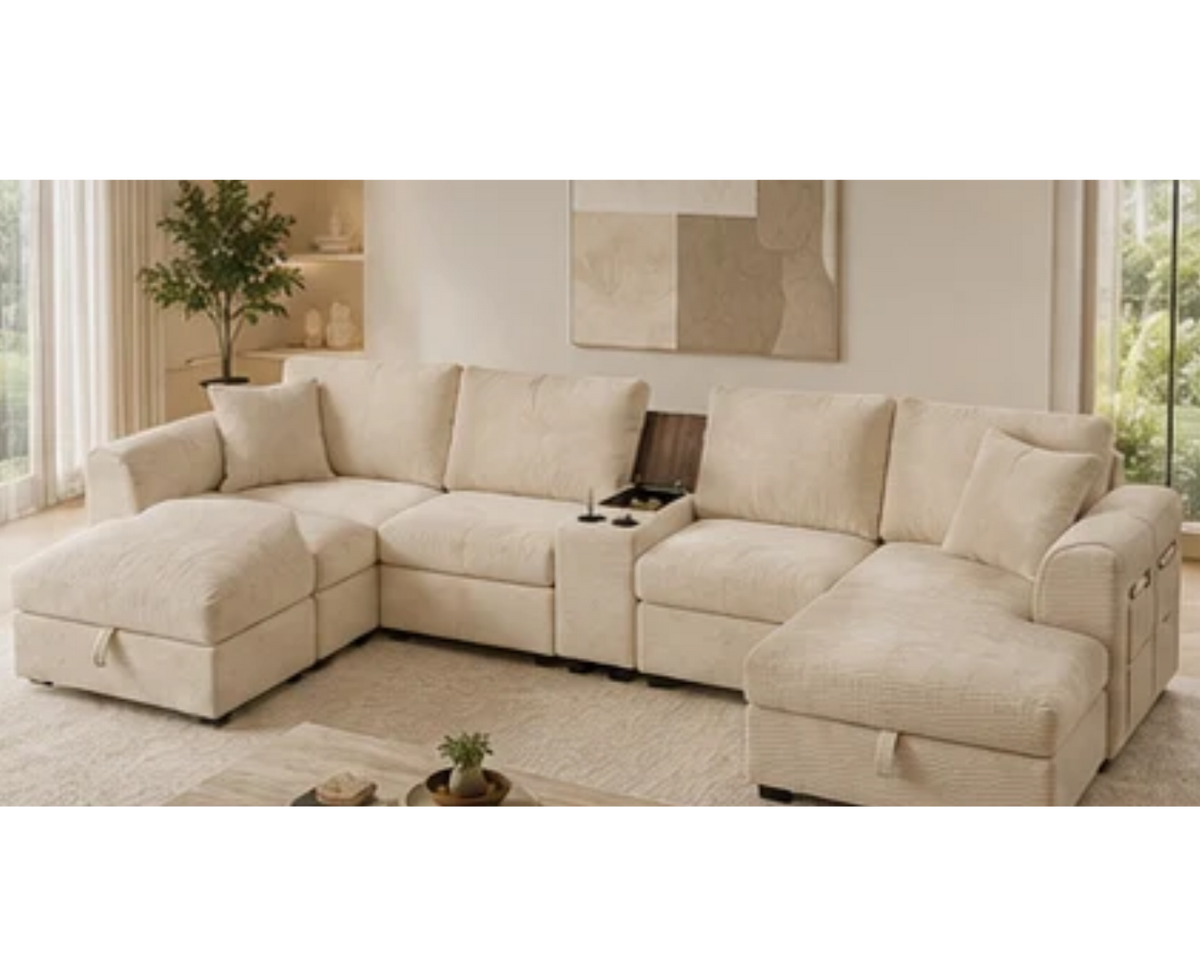 Canapé d’angle modulable grand format | LISO
